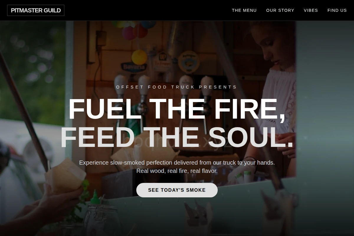 Offset Food Truck